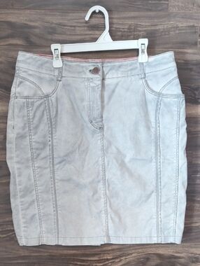 Betty Barclay Elements Grey Denim Pencil Skirt - Size 10